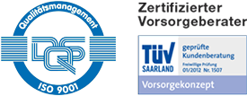 Versicherungsbüro Joas, ISO9001 Zertifizierung