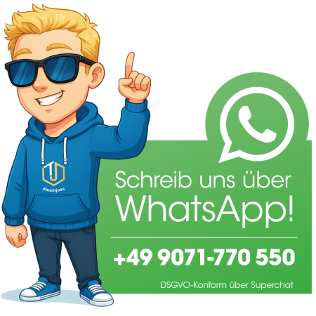 Schreib uns über WhatApp - +499071770550