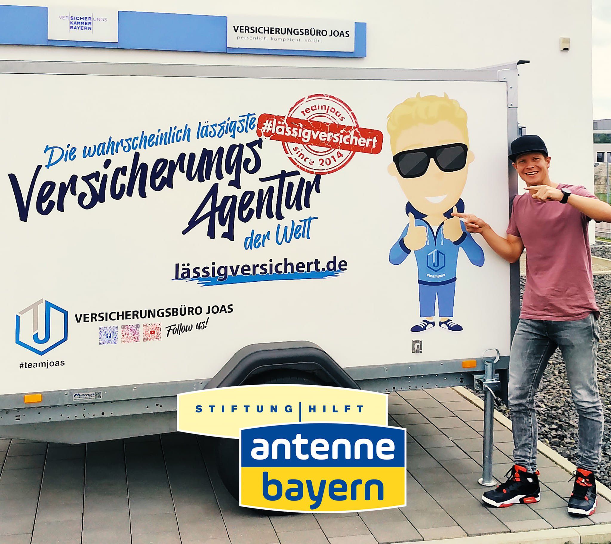 Versicherungsbüro Joas hilft Stiftung Antenne Bayern