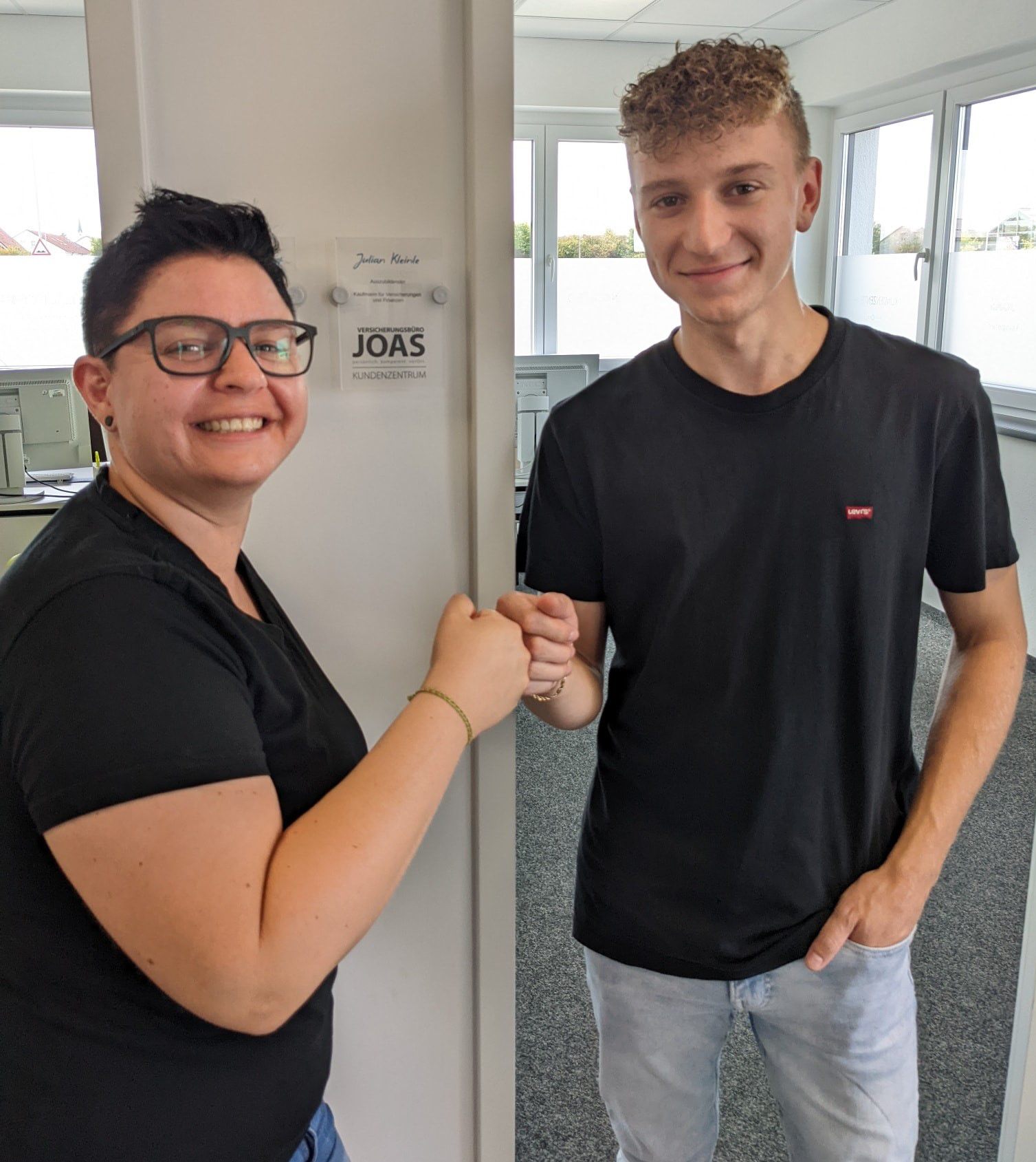 Auszubildender Julian Kleinle