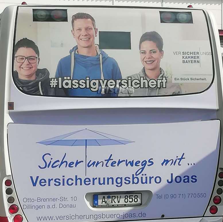 #teamjoas fährt nun auch Bus